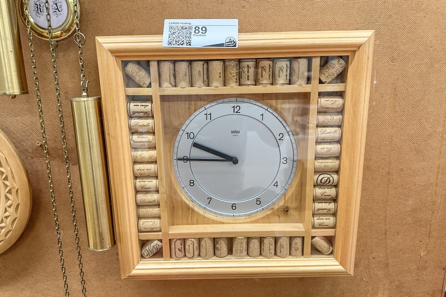 2 Holz Wanduhren